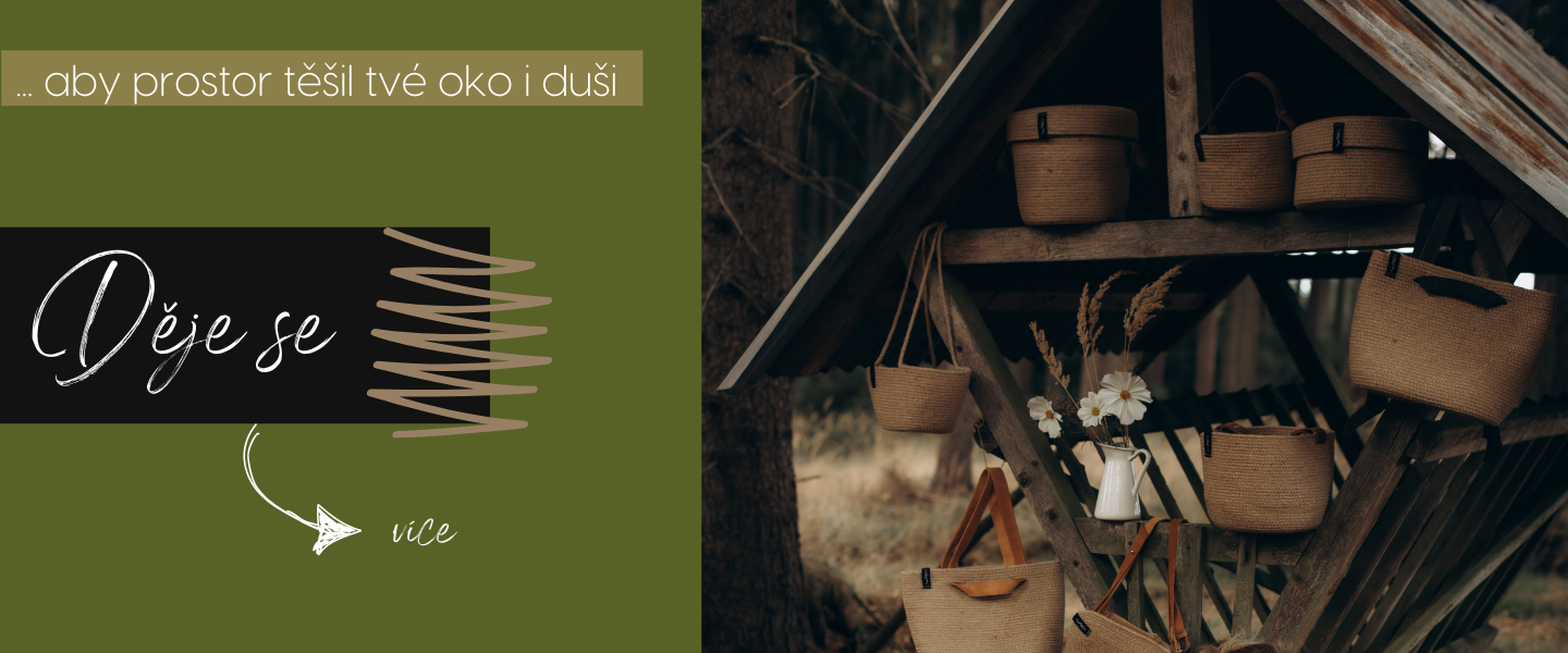 Košíky a doplňky z juty