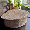 Košík z juty ROŽEK KLAP s víkem