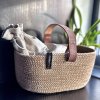 Košík z juty CHAMELEON 2 s uchem XL
