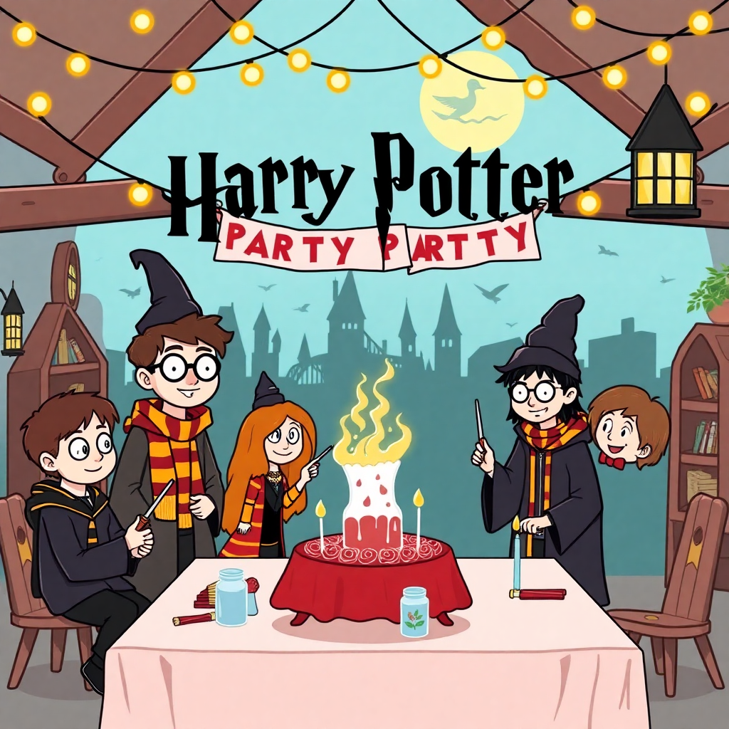 Jak na narozeninovou oslavu nebo párty pro fanouška Harryho Pottera™?