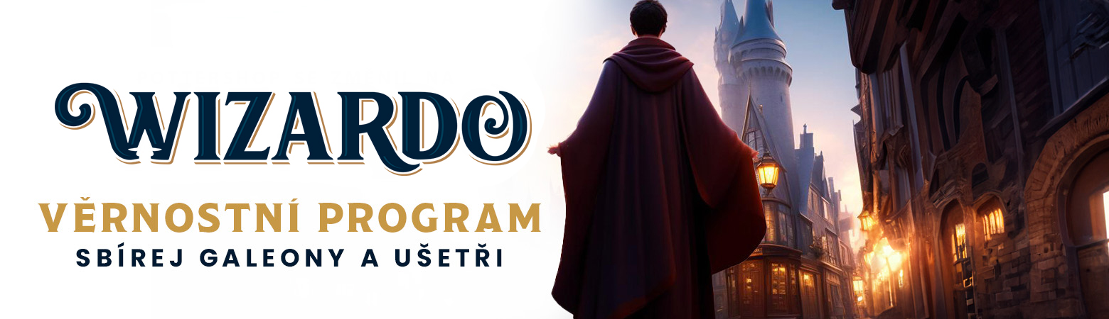 Věrnostní program Wizardo – obchod s Harry Potter produkty