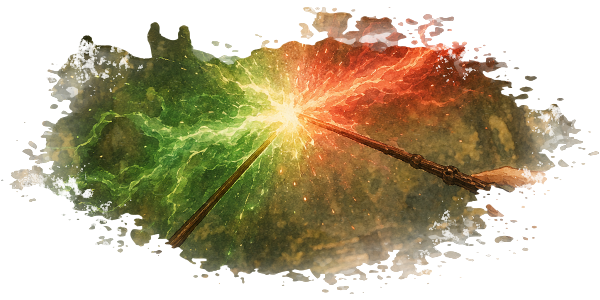 Harry Potter v souboji s Voldemortem