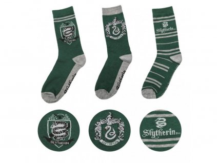 29180 harry potter socks 3 pack slytherin cinereplicas