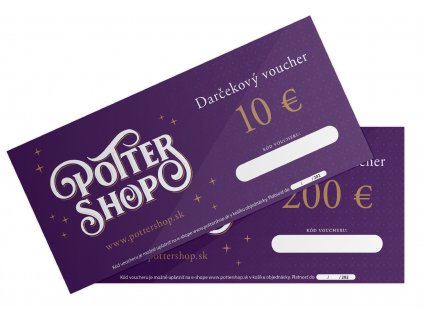 Pottershop voucher darkovy euro 2