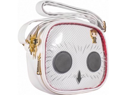 louhptb0157 harry potter hedwig pop cosplay pin trader 8 inch faux leather crossbody bag popcultcha 01