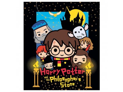 Plyšová deka Harry Potter: Chibi