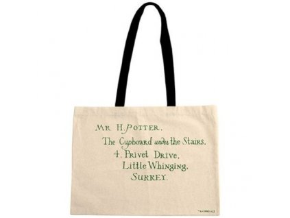 bolsa de tela carta hogwarts harry potter 1