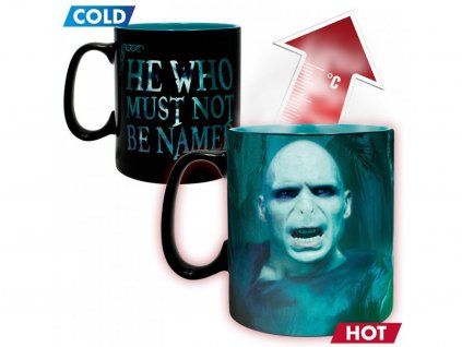 7184 1 harry potter mug heat change 460 ml voldemort with box x2 1