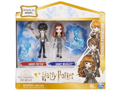 harry potter magical minis patronus friendship set harry plus ginny 17 5x17 5cm