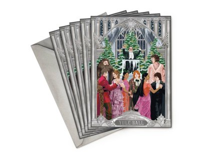 harry potter sada pohlednic vanocni ples minalima