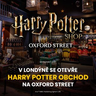 Svět Harryho Pottera se opět rozšiřuje! ✨ Dnes bylo oznámeno, že už letos na podzim otevře v Londýně nový vlajkový obchod...