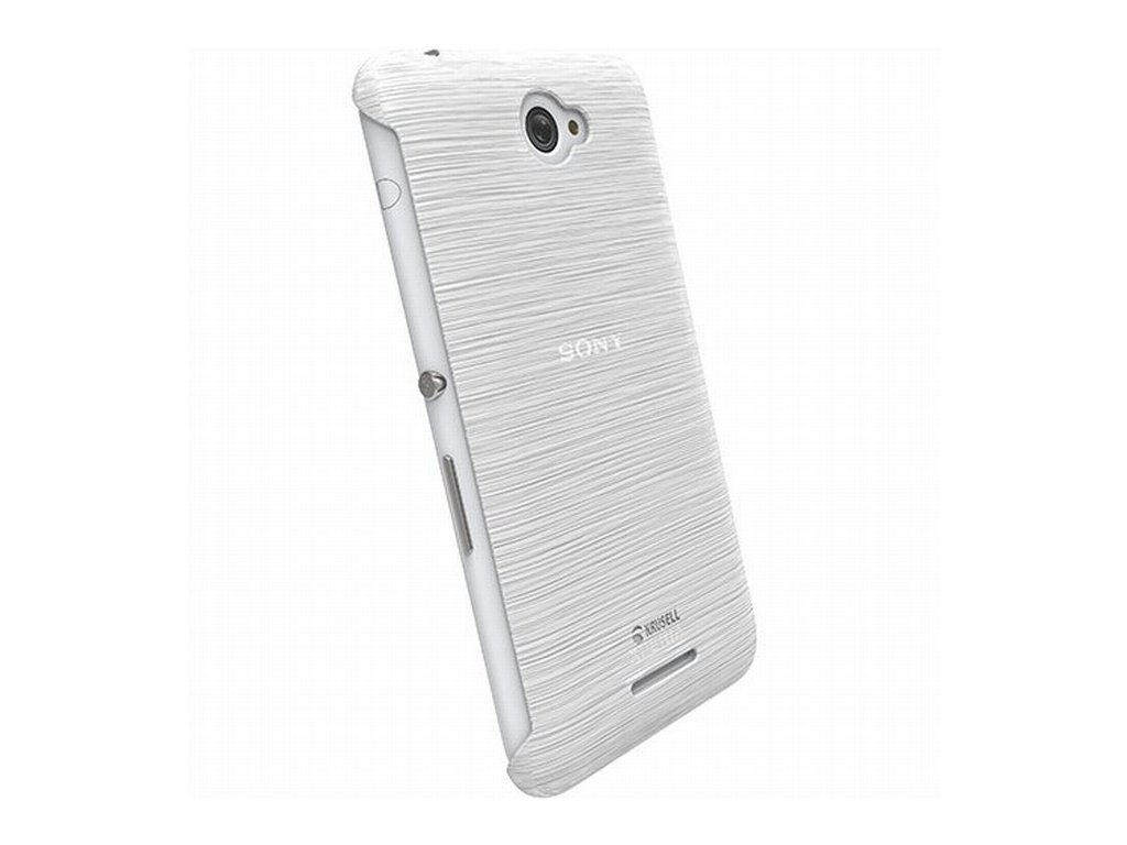 Pouzdro Krusell FROSTCOVER Sony Xperia E4/E4 Dual bílé