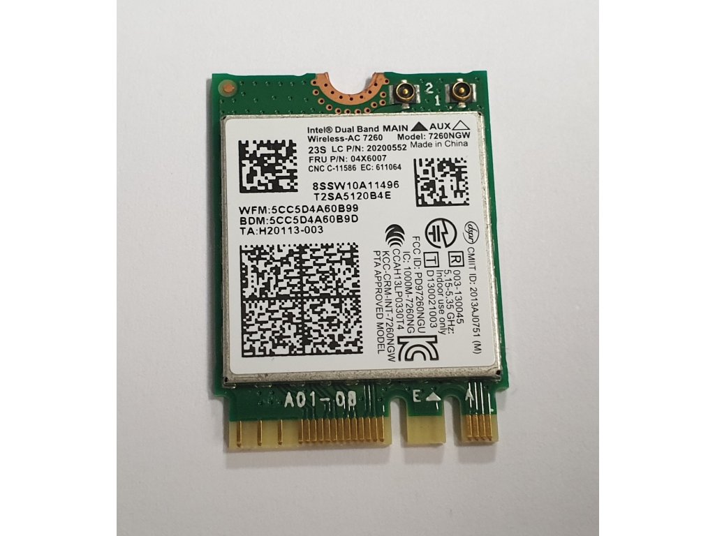 Wifi modul + Bluetooth 7260NGW / 04X6007 z Lenovo ThinkPad T440s