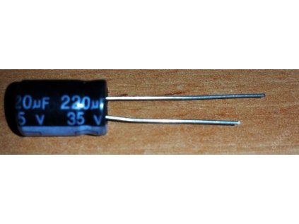 Elektrolytický kondenzátor 220uF 35V