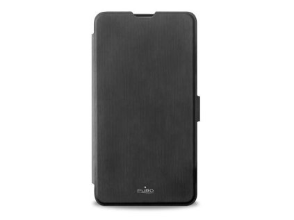 Pouzdro Puro Microsoft Lumia 650 s přihrádkou na kartu černé