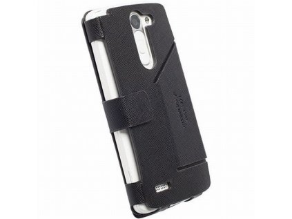 Pouzdro Krusell MALMÖ FlipWallet LG D331 L Bello černé