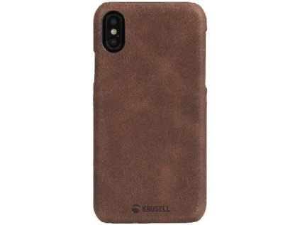 Pouzdro Krusell SUNNE Apple iPhone X, koňaková