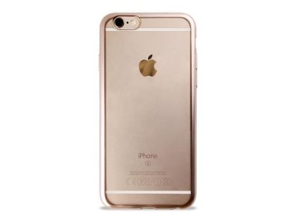 Pouzdro PURO "Satin Frame" iPhone 6/6S zlaté