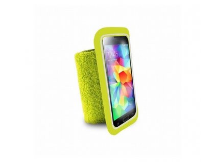 Puro pouzdro na ruku Running Wristband s kapsou pro zařízení do 5,1", limetková