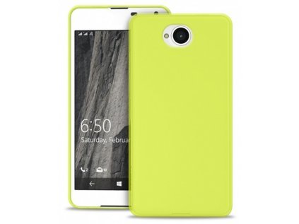 Pouzdro Puro 0.3 Ultra Slim ultratenké Microsoft Lumia 650 Lumia 650 Dual Sim žluto zelené