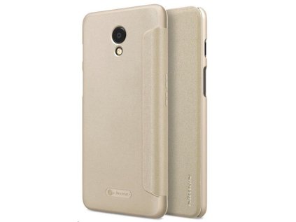 Nillkin pouzdro Sparkle Folio pro Meizu M6s, zlatá