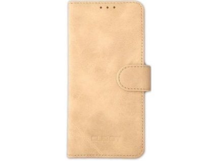 Pouzdro CUBOT Note Plus Flip Case Light hnědé