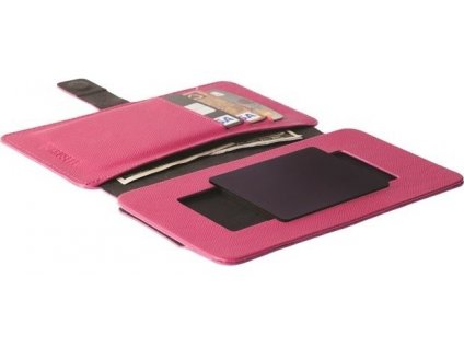 Pouzdro Krusell MALMÖ FlipWallet Slide 4XL červené - poškozený obal