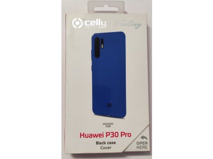 Celly silikonový zadní kryt Feeling pro Huawei P30 Pro, modrá