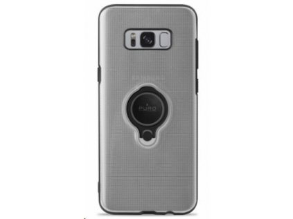 Puro ochranný obal pro Samsung Galaxy S8 Plus s magnetickým kroužkem, transparentní