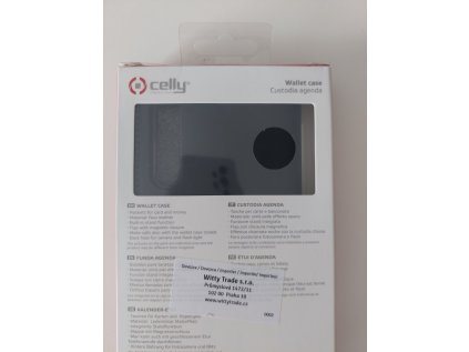 Celly pouzdro Wally s funkcí stojánku pro Xiaomi Mi 9, černá