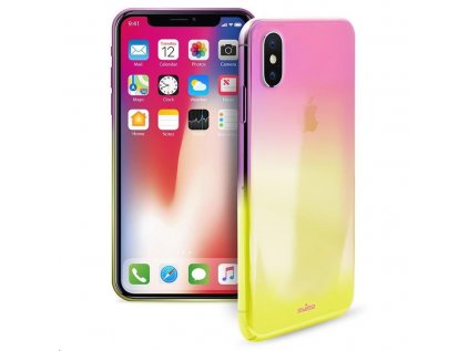 Puro zadní kryt "Hologram" pro Apple iPhone X, oranžová