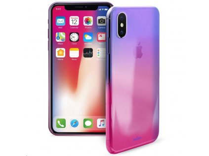 Puro zadní kryt "Hologram" pro Apple iPhone X, růžová