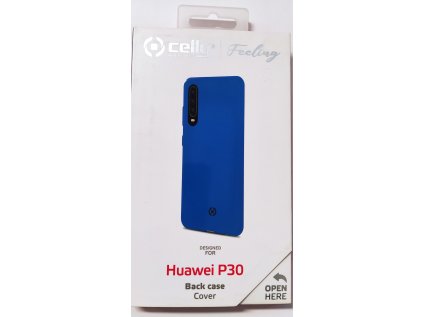 Celly silikonový zadní kryt Feeling pro Huawei P30, modrá