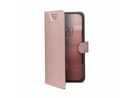 Celly pouzdro Wallyone, velikost XXXL (5,5-6"), růžová