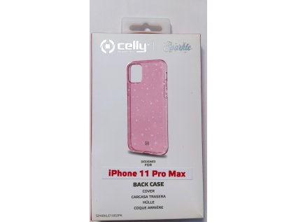Celly zadní kryt Sparkle pro iPhone 11 Pro Max, růžová