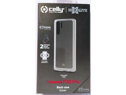 Celly zadní kryt Hexalite pro Huawei P30 Pro, transparentní