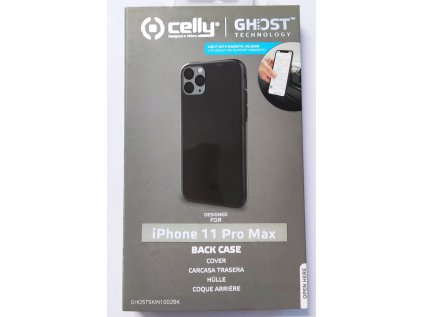Celly zadní kryt Ghostskin pro iPhone 11 Pro Max, černá
