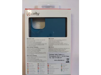 Celly zadní kryt Leaf pro iPhone 11 Pro Max, modrá