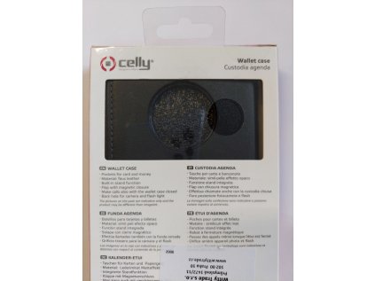 Celly pouzdro Wally s funkcí stojánku pro Nokia 9, černá