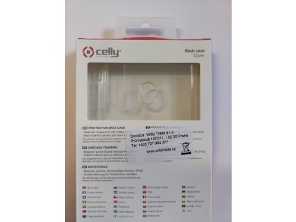 Celly zadní kryt Gelskin pro Samsung Galaxy A60, transparentní