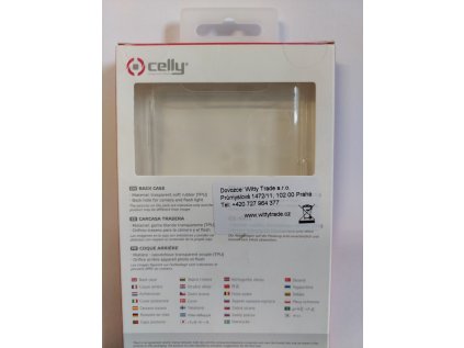 Celly zadní kryt Gelskin pro Samsung Galaxy A80, transparentní