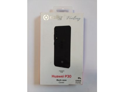 Celly silikonový zadní kryt Feeling pro Huawei P30, černá