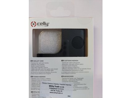 Celly pouzdro Wally s funkcí stojánku pro iPhone 11 Pro, černá