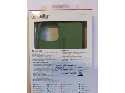 Celly zadní kryt Leaf pro iPhone 11 Pro, zelená