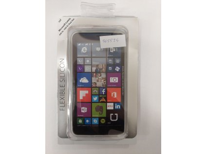 Puro silikonový kryt pro Microsoft Lumia 640 XL, transparentní - BAZAR (rozbaleno)
