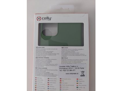 Celly zadní kryt Leaf pro iPhone 11 Pro Max, zelená