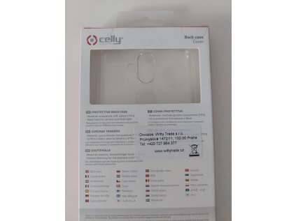 Celly zadní kryt Gelskin pro Nokia 8.1, transparentní
