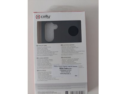 Celly pouzdro Wally s funkcí stojánku pro Samsung Galaxy Note 10 , černá