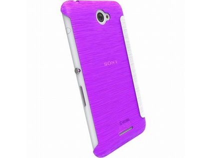 Pouzdro Krusell BODEN FLIPCOVER Sony Xperia E4/E4 Dual fialové