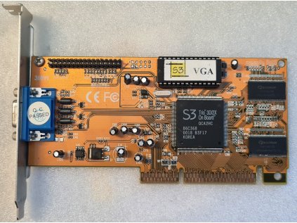 Grafická karta S3 Trio3D/2X (86C368) - AGP 2x , 4MB